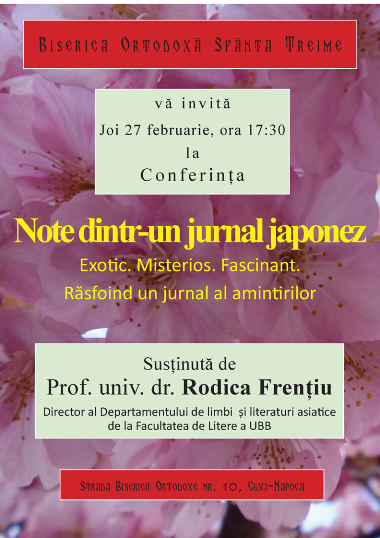 Note dintr-un jurnal japonez