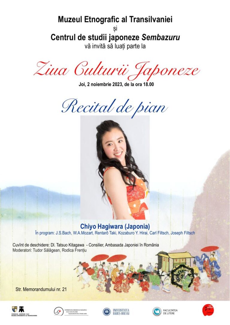 Ziua culturii japoneze – Recital de pian: Chiyo Hagiwara