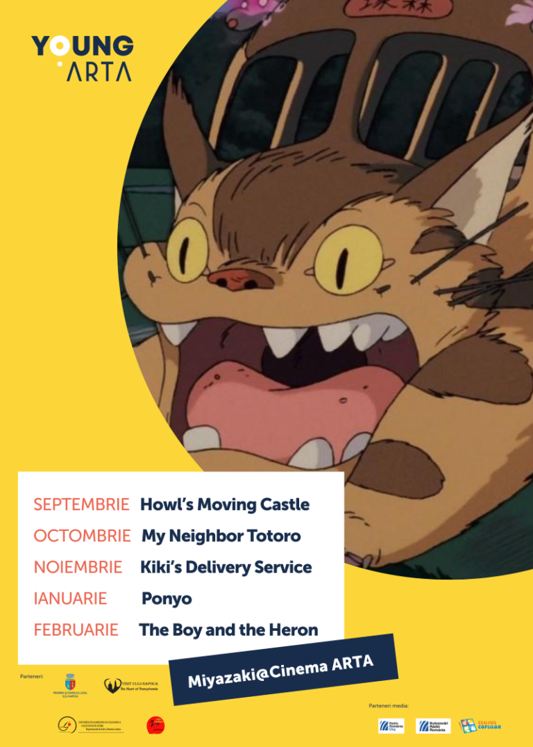 Centrul de studii japoneze Sembazuru în proiectul Young Arta la Cinema Arta Cluj: Hayao Miyazaki, „Howl’s Moving Castle” (Duminică, 21 septembrie – ora 15.00)