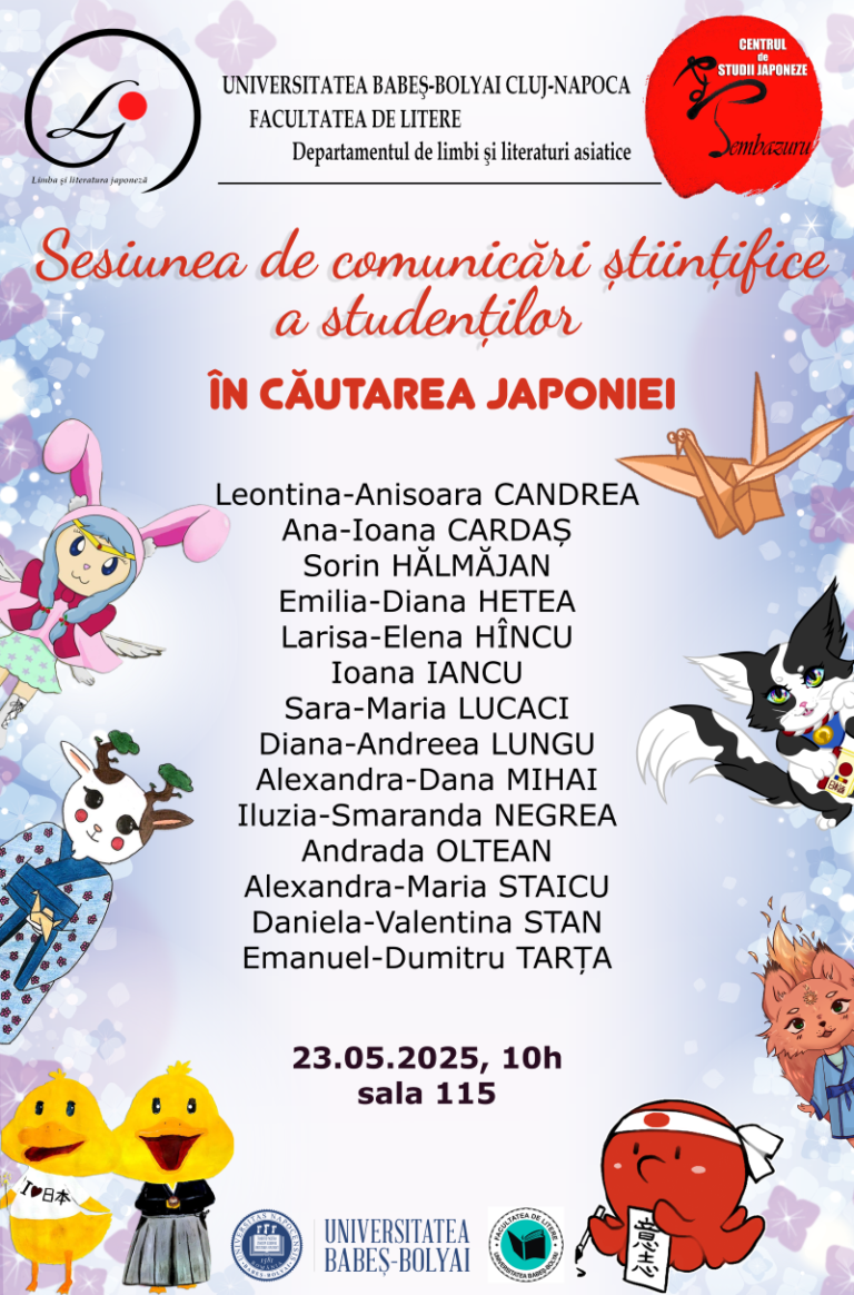 În căutarea Japoniei. Sesiunea științifică a studenților