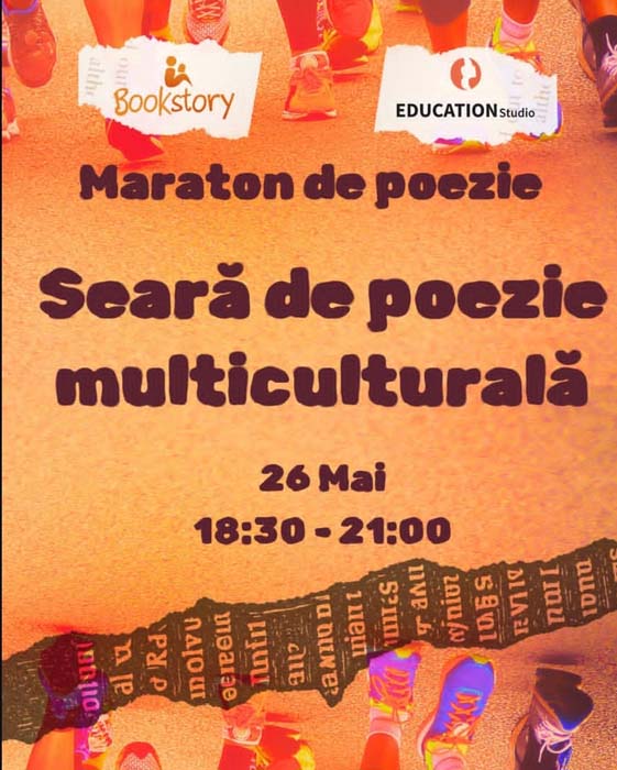 CSJS la „Maratonul poeziei”, în colaborare cu librăria Bookstory