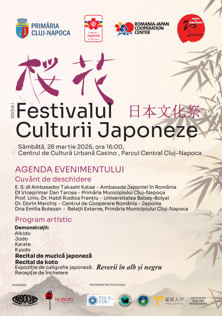 Prima Sărbătoare a florii de cireș sakura la Cluj-Napoca