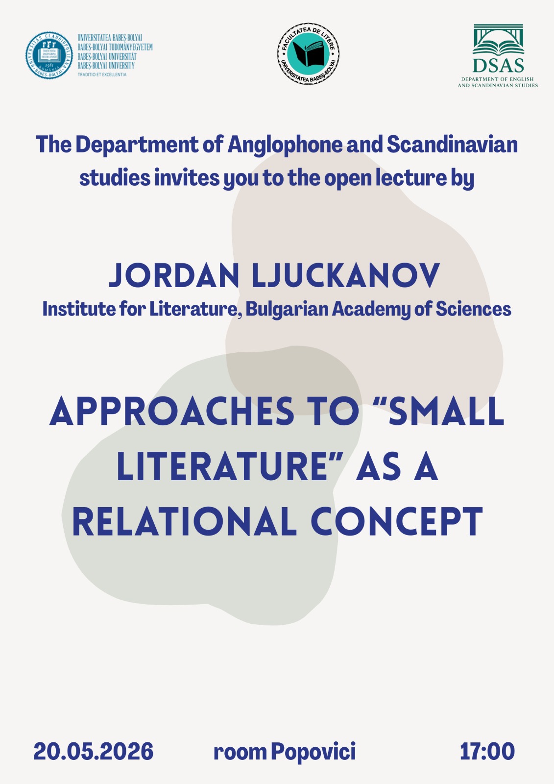 Ljuckanov - Open Lecture 20 May 2026