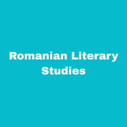 Romanian Literary Studies